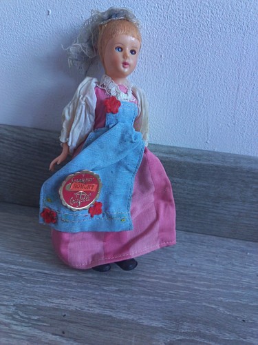 Poupée ancienne 17cm ferme - 17cm,