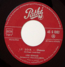 LINE RENAUD LE SOIR/MADEMOISELLE FROM ARMENTIERES VINYL 45 58-171