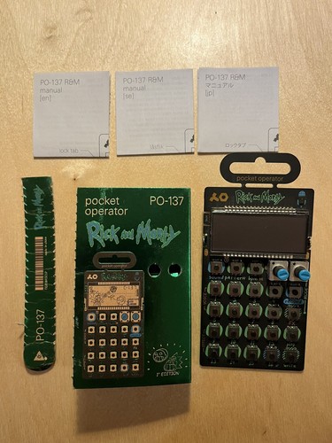 Pocket operator 137 rick - operator, po-137