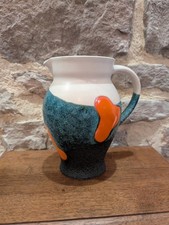 Vintage 1950s Abstract Soufflenheim Elchinger Ceramic Jug Capron Era