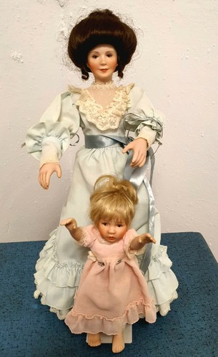 Poupée artiste porcelaine - poupée,