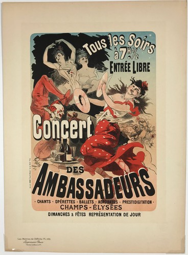 Concert ambassadeurs poster - concert,