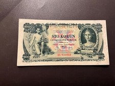 Tchécoslovaquie 100 Korun