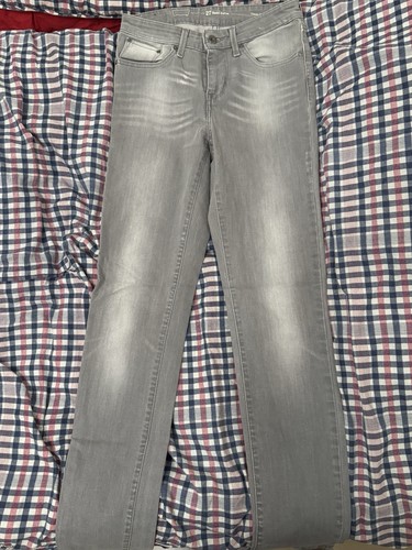 Levi women jeans gray - gray, size
