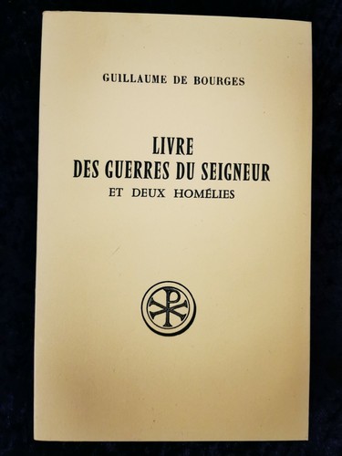 Guillaume bourges livre des - de,