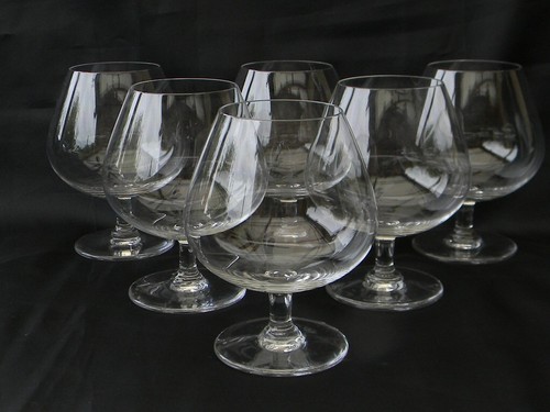 Verres cognac en cristal - à,