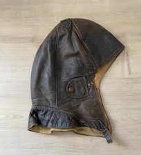 German Leather Pilot Headband - Early 20th Century / Old WW1 Aviation