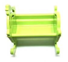 Playmobil green baby crib 