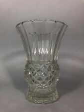 VAL SAINT LAMBERT Belgium VASE model BADEN era Art Deco diamond tips