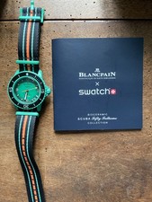 Montre BLANCPAIN SWATCH INDIAN OCEAN SCUBA Fifty Fathoms Collection Bioceramic
