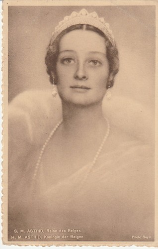 Cpa astrid reine - cpa,