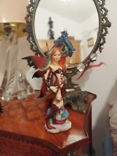 Figurine Fée Avec Son Dragon