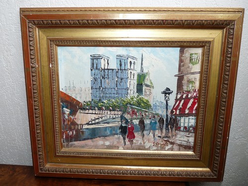 Superbe tableau peinture vue - tableau,