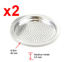 Filtre 1 tasse (x2) D=46 mm