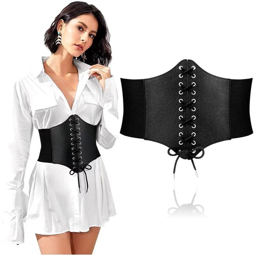 Large ceinture lacets pour - ceinture,