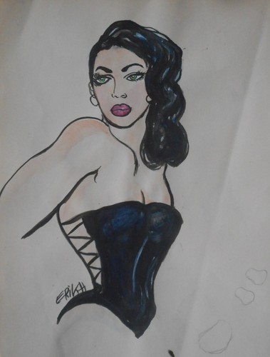 Drag queen dessin - queen,