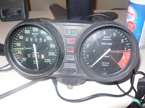 Bmw r100 tableau bord - de, a