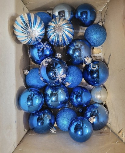 Lot boules noël rondes - boules, de