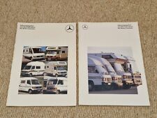 4x Brochure Mercedes Caravan/Camping 207D 410D Sprinter James Cook Niesman Hymer