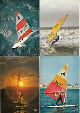 Lot of 4 Postcards Windsurfing Windsurfing Fun Board SEA 2