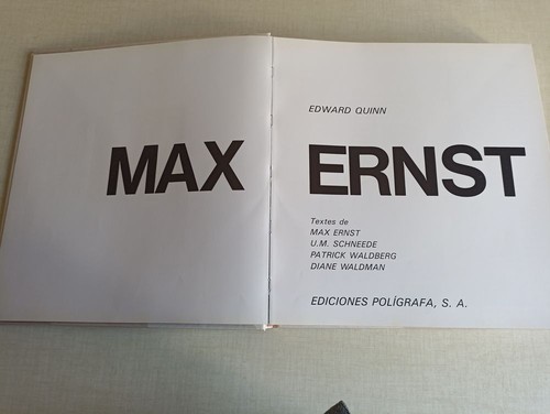 Livre art max - livre, ernst