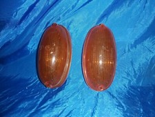 2 plastic side lights Fiat 625 Om 40 Lupetto Tigrotto Cerbiatto New