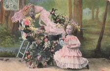 CP PETITES FILLES ROUSSES