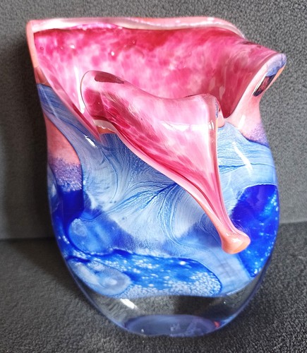 Vase sculptural verre - vase,