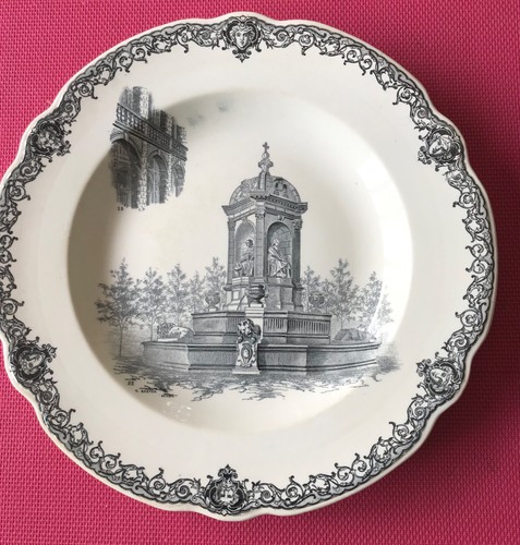 Plat faience fine - plat, la