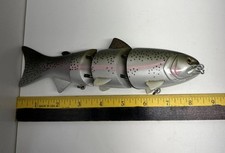 Spro BBZ1 Slow Sinking Swim Bait 8.5” Rainbow Trout NEW *NO Hooks*
