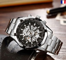 Montre mécanique squelette