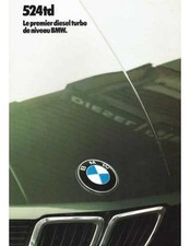 ▄▀▄ Brochure BMW 524td