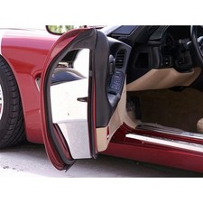 Polished Door Jamb Kit for 1997-2004 Chevy Corvette w/Lambo Style Door Hinge Kit