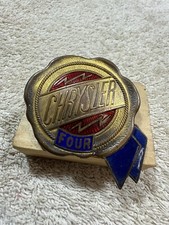 ~VERY RARE~ORIGINAL~ 1925-27 CHRYSLER FOUR GRILL/RADIATOR BADGE/EMBLEM~