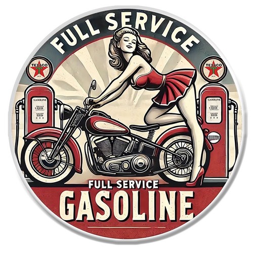 Sticker pinup moto garage - moto,