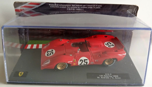 Die cast ferrari 312 p - die, 12h