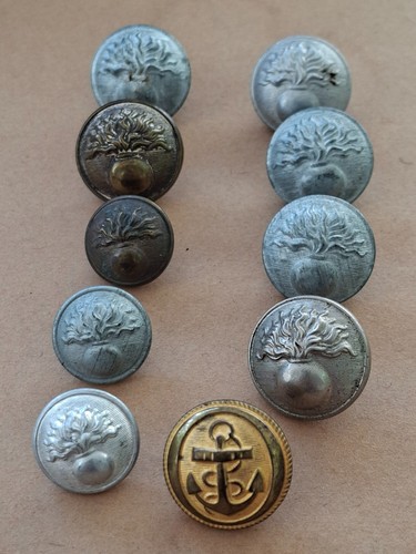Lot boutons uniformes - lot, d’uniformes