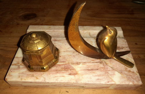 Ancien encrier art - ancien, en
