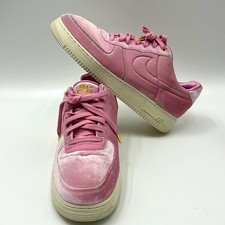 NIKE AIR FORCE 1 LOW PREMIUM PINK VELVET SIZE 11.5 MENS SHOES