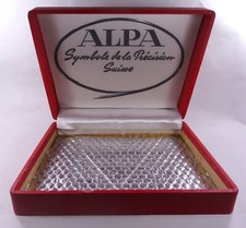 Alpa Boite.Box.Presentation Français."Précision Suisse"Made in Switzeland.Rare!!