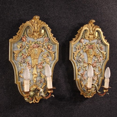 Paire appliques italiennes - paire,