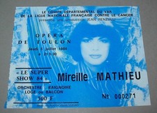 Mireille MATHIEU TICKET
