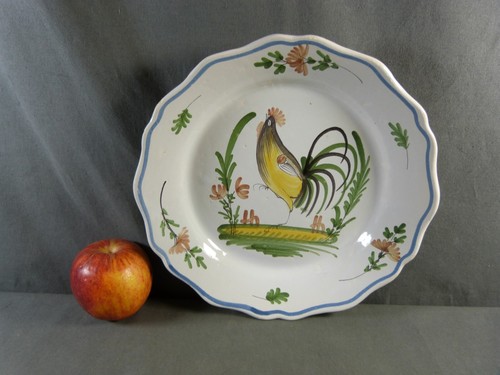 Assiette faïence nevers - faïence, de