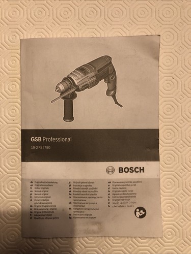 Notice perceuse bosch - perceuse,