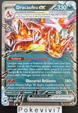 Pokemon Card DRACAUFEU 196 PROMO EX Scarlet and Purple PLEASE FR NEW