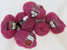 Fils Anny Blatt Wool/Mohair Yarn Lot of 6 Skeins, 87 yards ea,  Sydney D'Anny