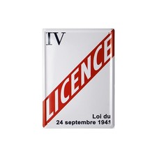 Plaque métal publicitaire