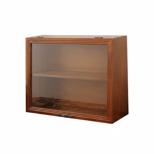 Vitrine bois massif avec - bois,