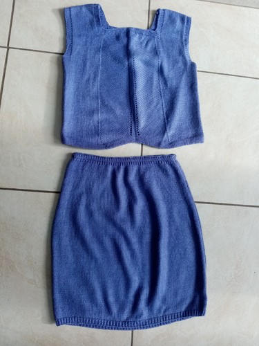 Ensemble jupe courte - courte/pull, sans