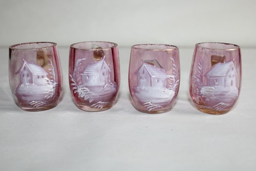 Verres liqueur anciens en - à,